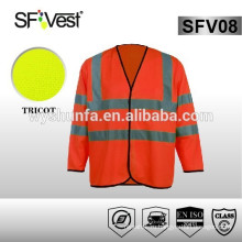 EN ISO 20471Новый продукт Safety Wear с длинным рукавом Светоотражающий жилет безопасности